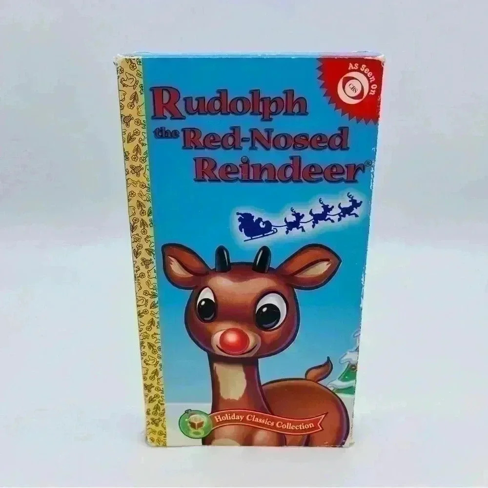 Golden Books Rudolph the Red-Nosed Reindeer VHS Tape #49560